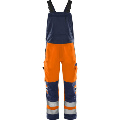 FRISTADS HIGH VIS GREEN LATZHOSE, KL.2 1030 GPLU