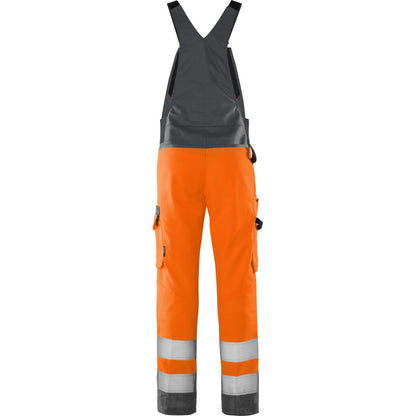 FRISTADS HIGH VIS GREEN LATZHOSE, KL.2 1030 GPLU