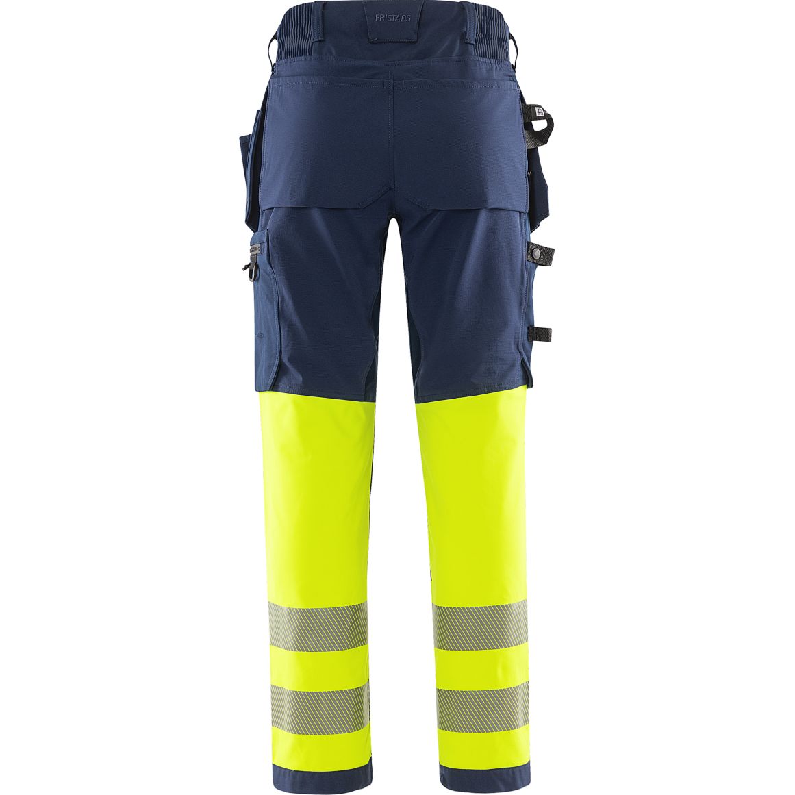 FRISTADS HIGH VIS GREEN HANDWERKER STRETCHHOSE KL.1 2643 GSTP