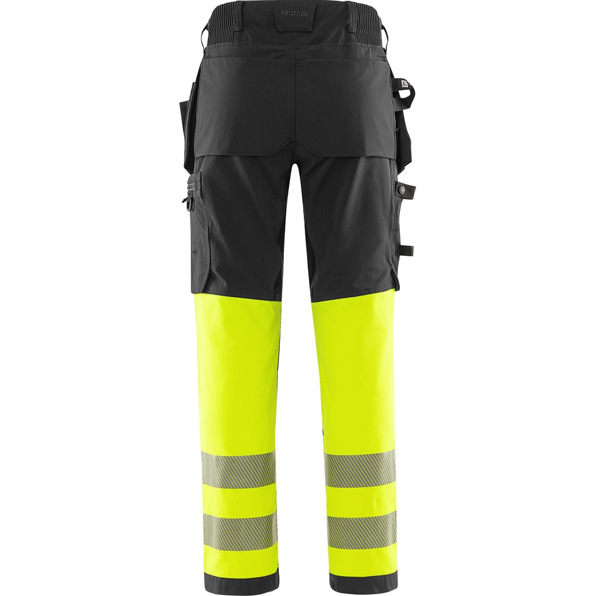FRISTADS HIGH VIS GREEN HANDWERKER STRETCHHOSE KL.1 2643 GSTP