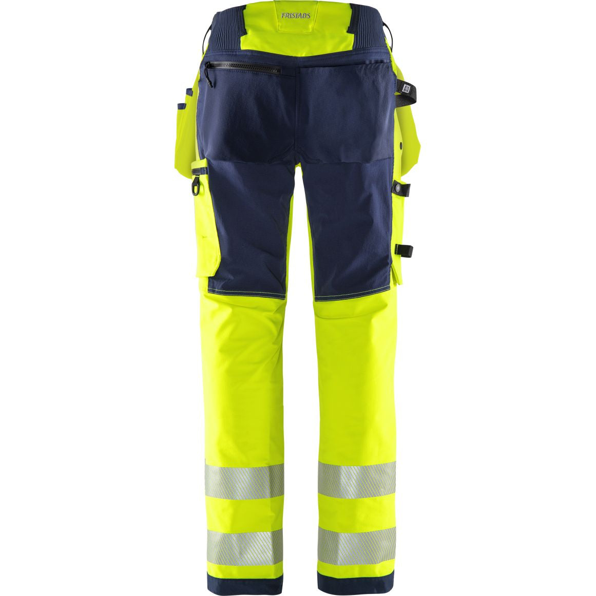 FRISTADS HIGH VIS GREEN HANDWERKER STRETCHHOSE KL.2 2644 GSTP