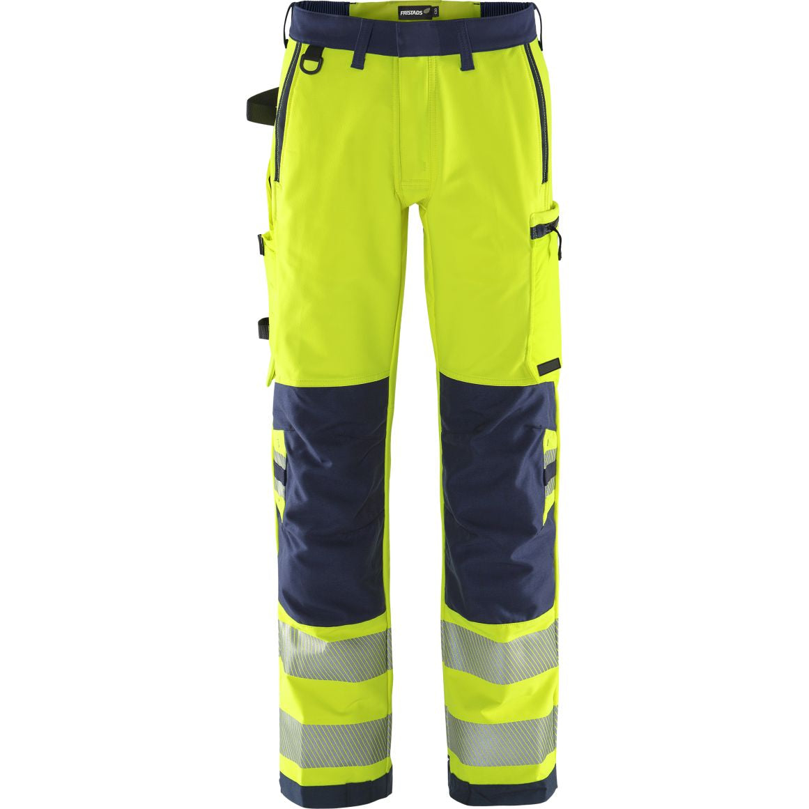 FRISTADS HIGH VIS GREEN STRETCHHOSE KL.2 2645 GSTP