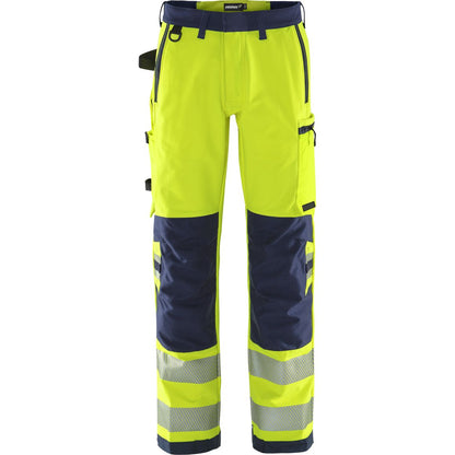 FRISTADS HIGH VIS GREEN STRETCHHOSE KL.2 2645 GSTP