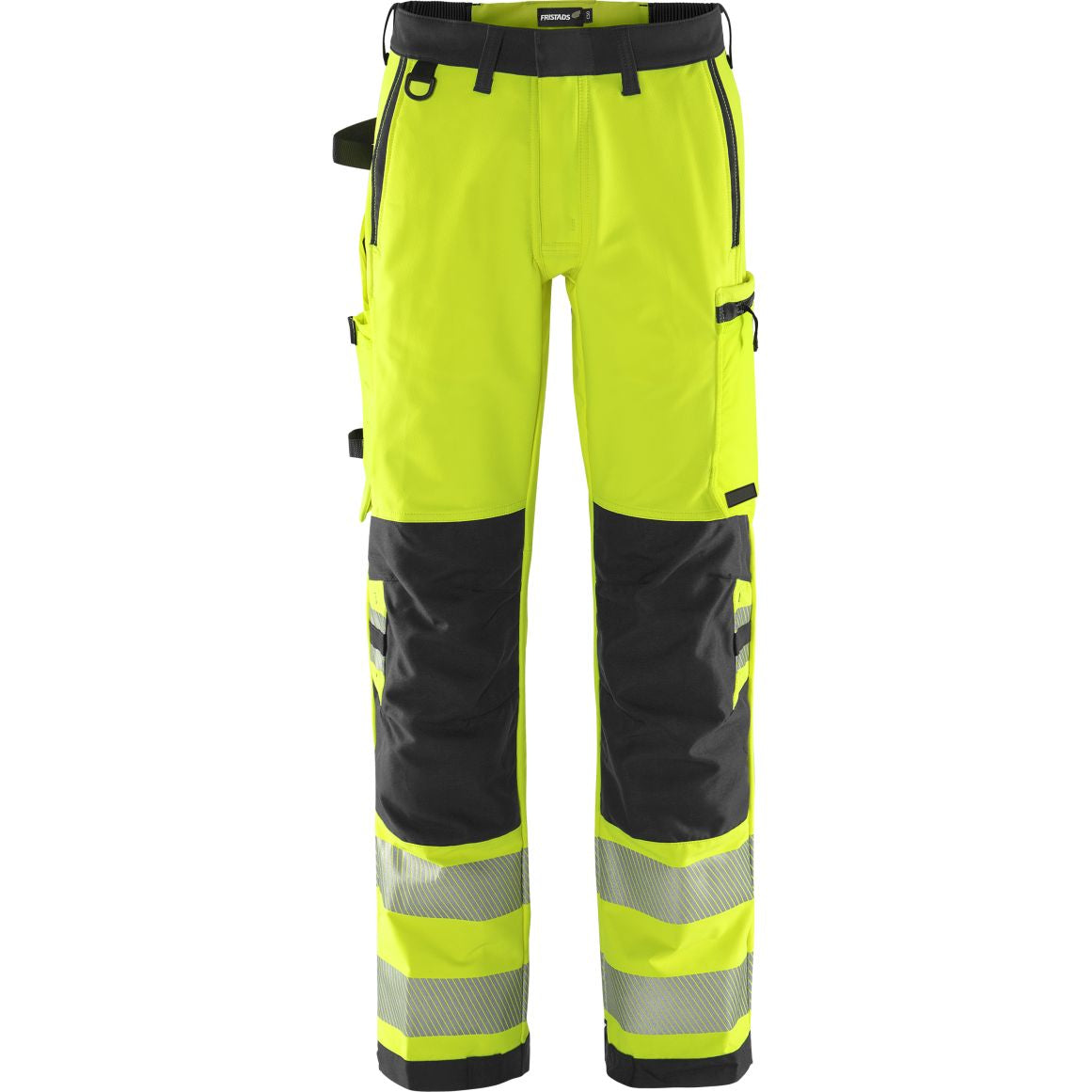 FRISTADS HIGH VIS GREEN STRETCHHOSE KL.2 2645 GSTP