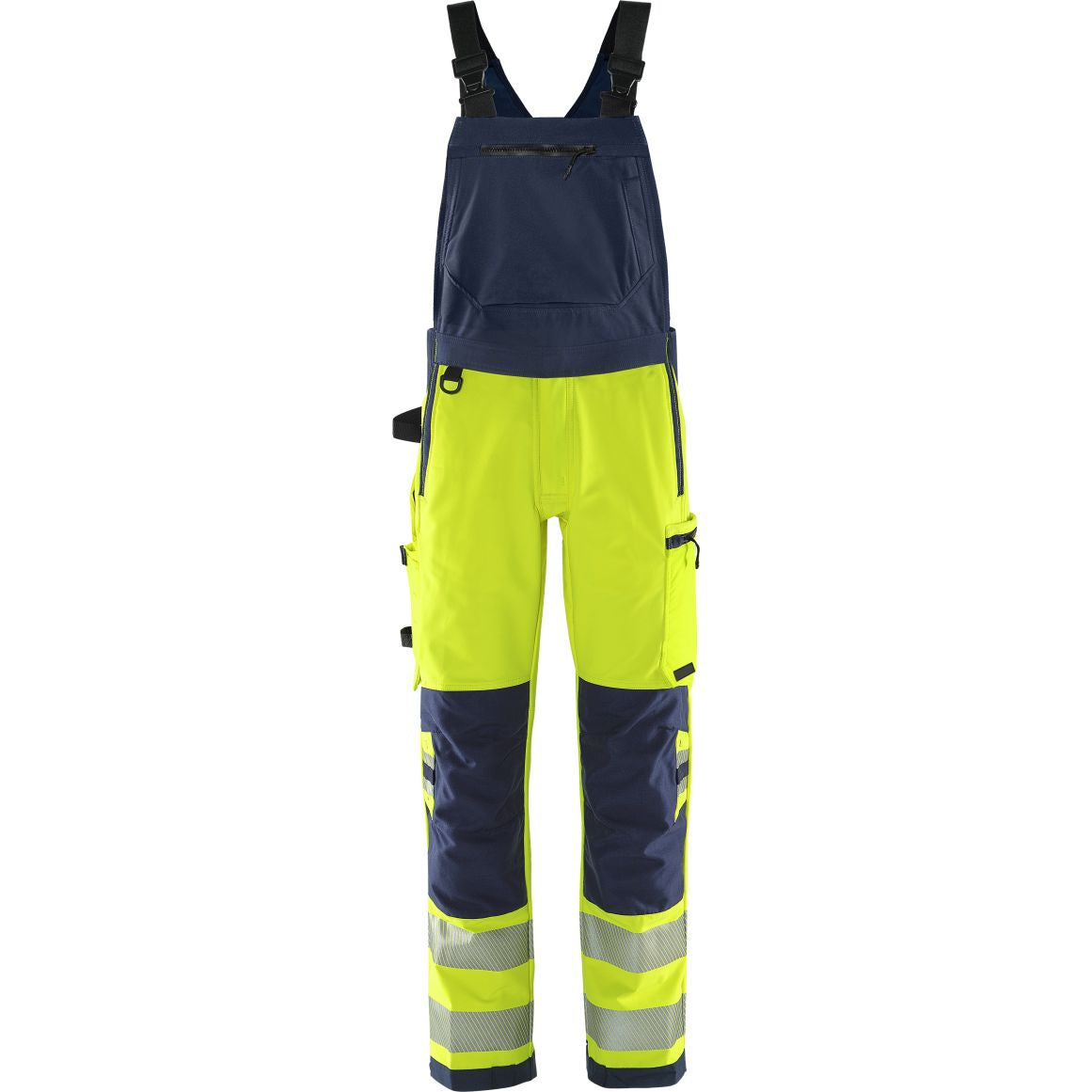 FRISTAD HIGH VIS GREEN STRETCH-LATZHOSE KL.2 1031 GSTP