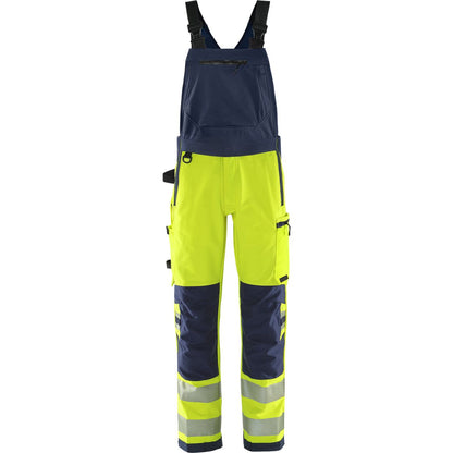 FRISTAD HIGH VIS GREEN STRETCH-LATZHOSE KL.2 1031 GSTP