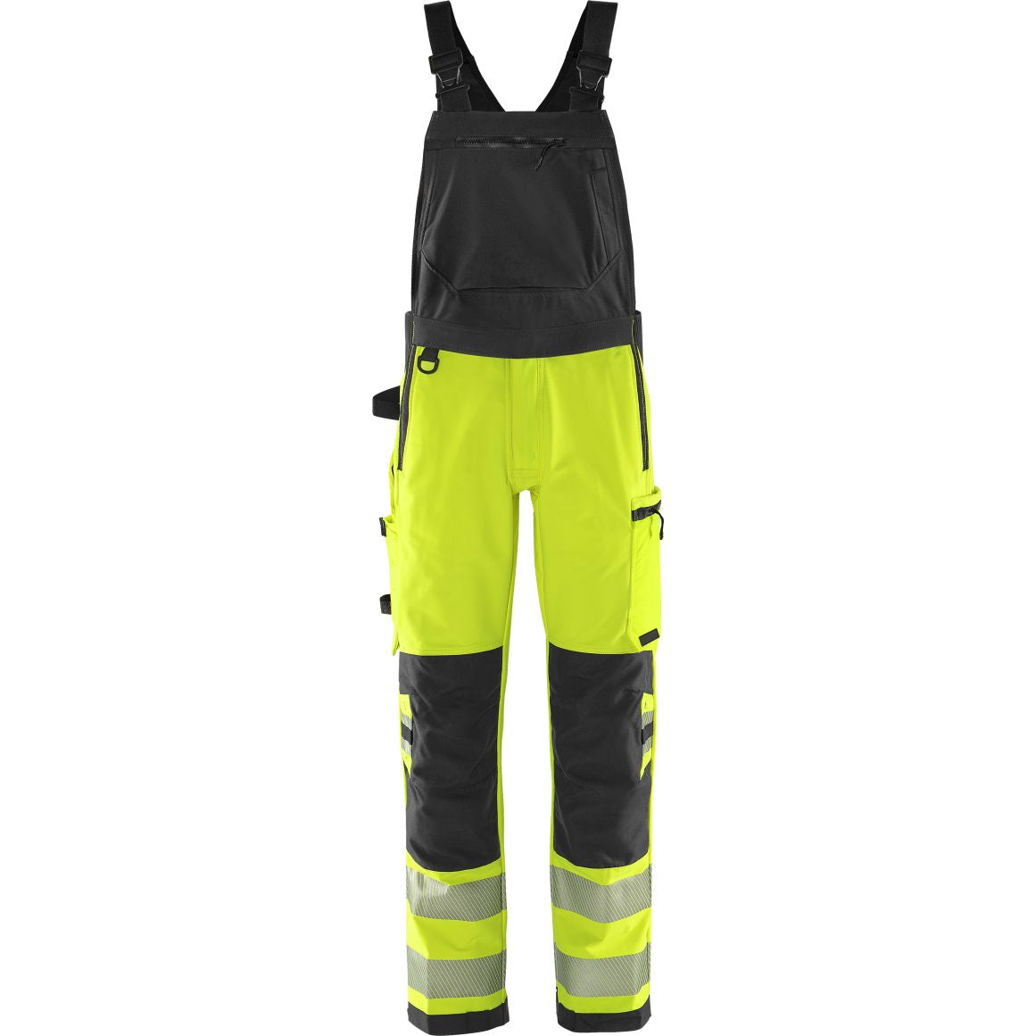 FRISTAD HIGH VIS GREEN STRETCH-LATZHOSE KL.2 1031 GSTP