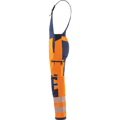 FRISTAD HIGH VIS GREEN STRETCH-LATZHOSE KL.2 1031 GSTP