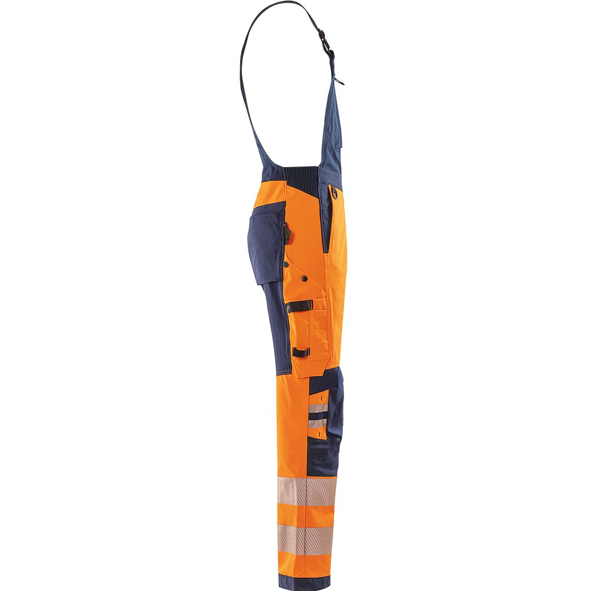 FRISTAD HIGH VIS GREEN STRETCH-LATZHOSE KL.2 1031 GSTP