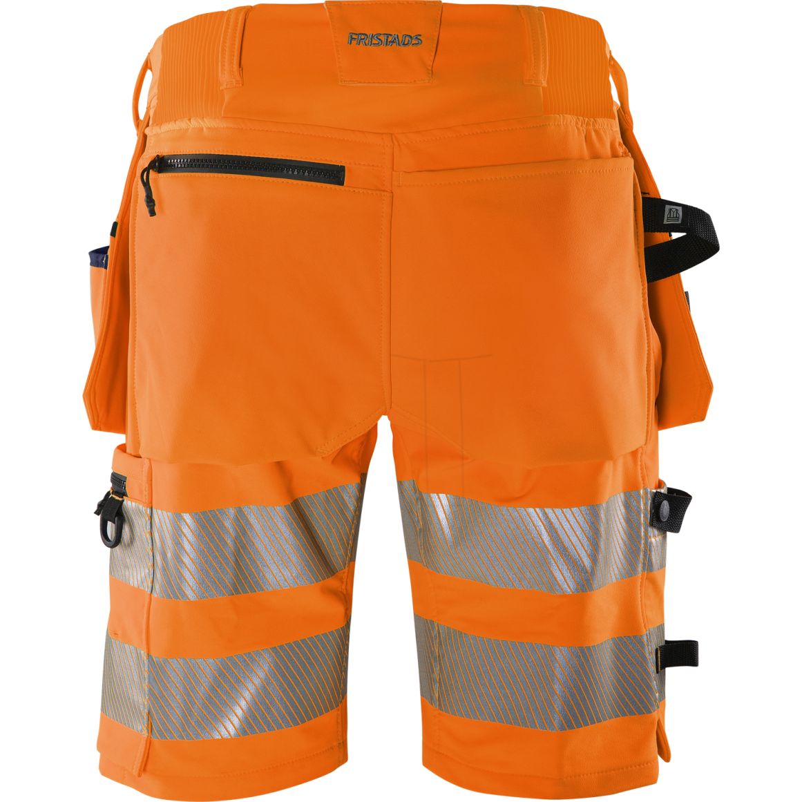 FRISTAD HIGH VIS GREEN HANDWERKER STRETCH-SHORTS KL. 2 2646 GSTP