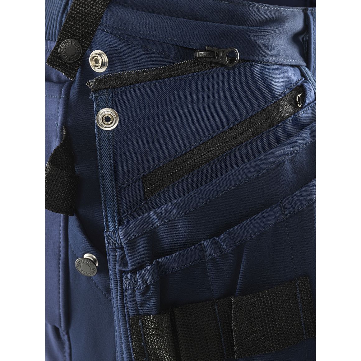 FRISTADS HIGH VIS GREEN HANDWERKER STRETCHHOSE DAMEN, KL.1 2663 GSTP