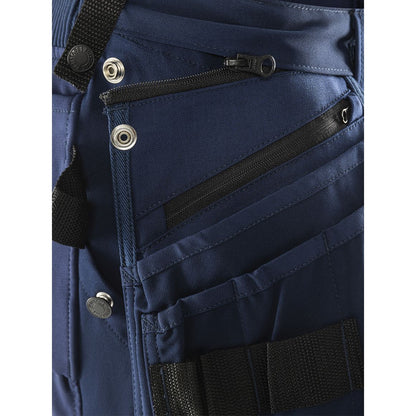 FRISTADS HIGH VIS GREEN HANDWERKER STRETCHHOSE DAMEN, KL.1 2663 GSTP