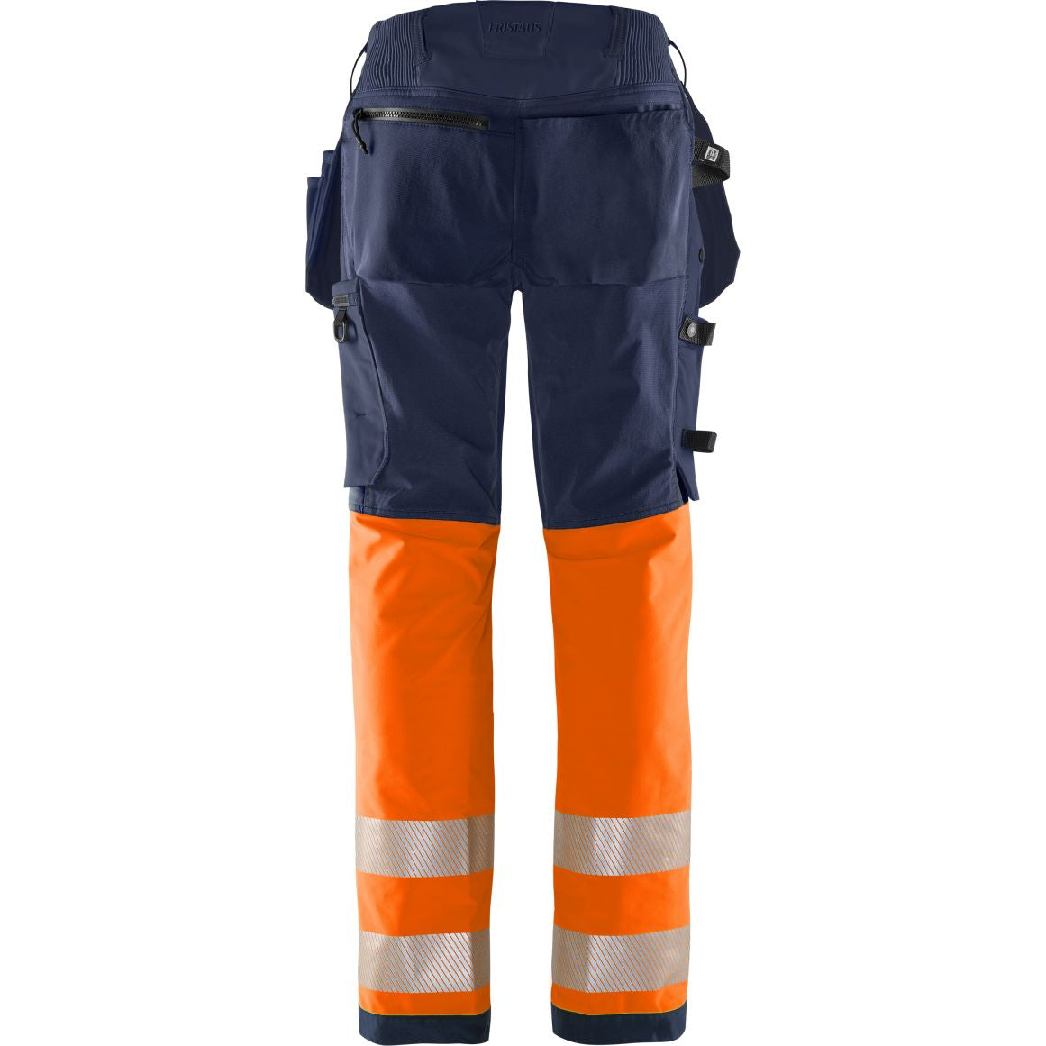 FRISTADS HIGH VIS GREEN HANDWERKER STRETCHHOSE DAMEN, KL.1 2663 GSTP