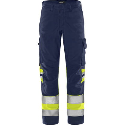 FRISTADS HIGH VIS GREEN HOSE, KL.1 2649 GPLU