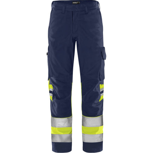 FRISTADS HIGH VIS GREEN HOSE, KL.1 2649 GPLU