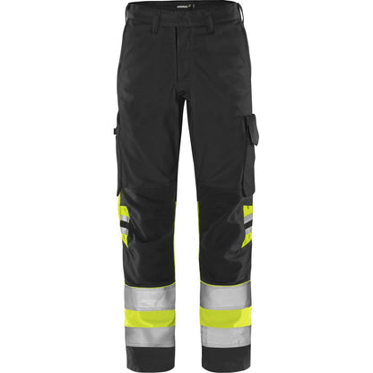FRISTADS HIGH VIS GREEN HOSE, KL.1 2649 GPLU