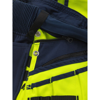 FRISTADS HIGH VIS GREEN HANDWERKER STRETCHHOSE DAMEN, KL.2 2664 GSTP