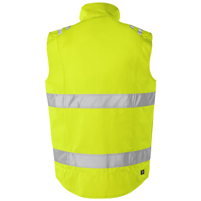 Fristads HIGH VIS GREEN WESTE KL. 2 5067 GPLU