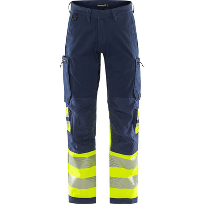 FRISTADS HIGH VIS GREEN STRETCHHOSE KL.1 2647 GSTP