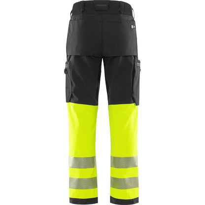 FRISTADS HIGH VIS GREEN STRETCHHOSE KL.1 2647 GSTP