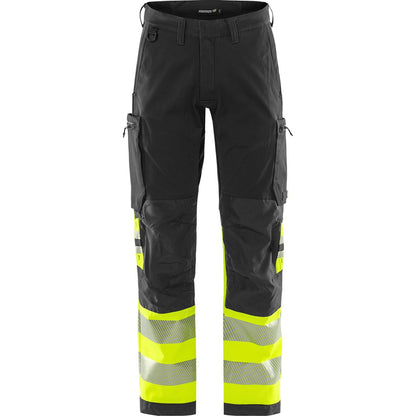 FRISTADS HIGH VIS GREEN STRETCHHOSE KL.1 2647 GSTP