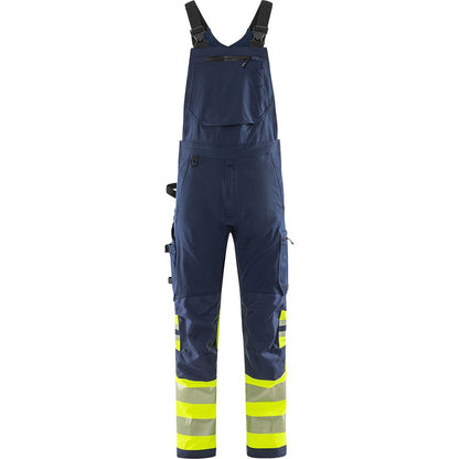 FRISTAD HIGH VIS GREEN STRETCH-LATZHOSE KL.1 1032 GSTP