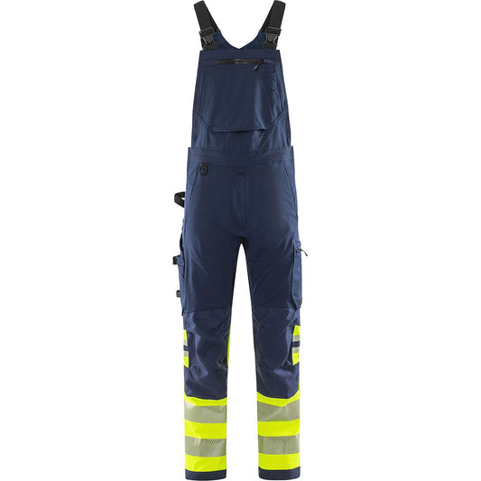 FRISTAD HIGH VIS GREEN STRETCH-LATZHOSE KL.1 1032 GSTP