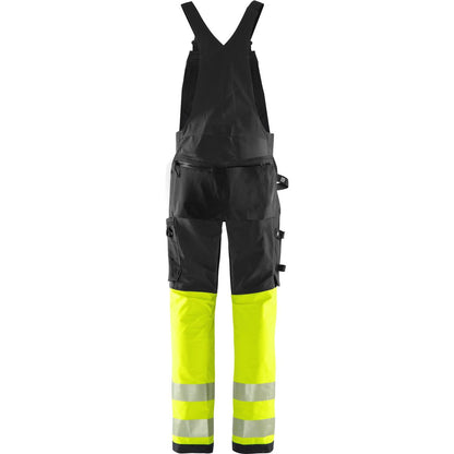 FRISTAD HIGH VIS GREEN STRETCH-LATZHOSE KL.1 1032 GSTP