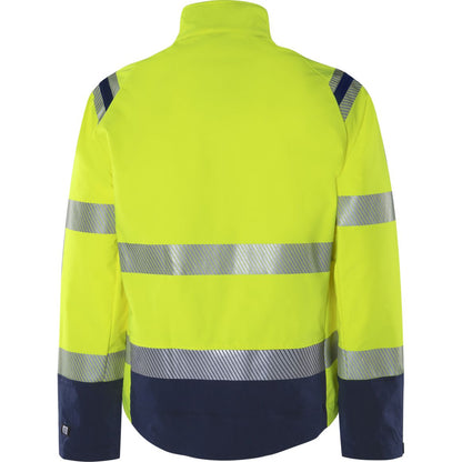 FRISTADS HIGH VIS GREEN STRETCHJACKE KL.3 4647 GSTP
