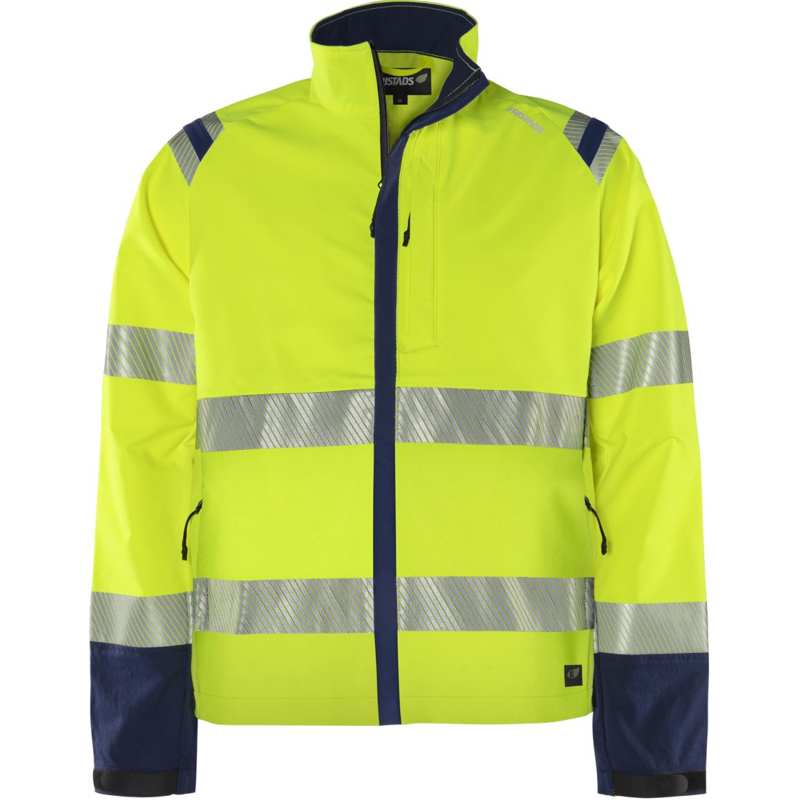 FRISTADS HIGH VIS GREEN STRETCHJACKE KL.3 4647 GSTP