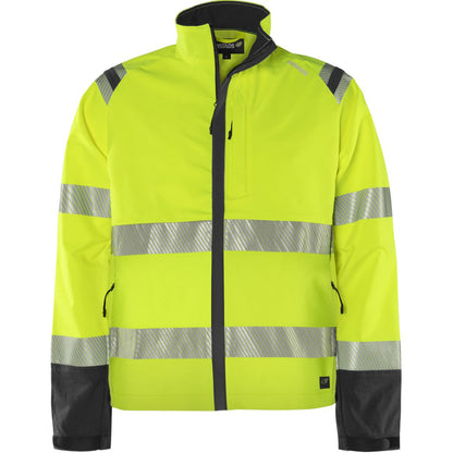 FRISTADS HIGH VIS GREEN STRETCHJACKE KL.3 4647 GSTP