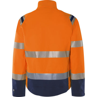 FRISTADS HIGH VIS GREEN STRETCHJACKE KL.3 4647 GSTP
