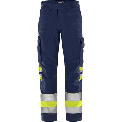 FRISTADS HIGH VIS GREEN HOSE, KL.1 2668 GPLU