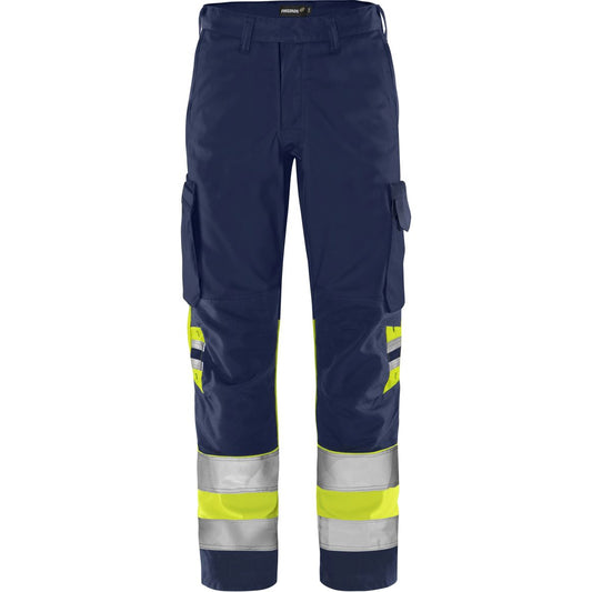 FRISTADS HIGH VIS GREEN HOSE, KL.1 2668 GPLU