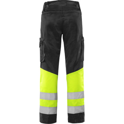 FRISTADS HIGH VIS GREEN HOSE, KL.1 2668 GPLU