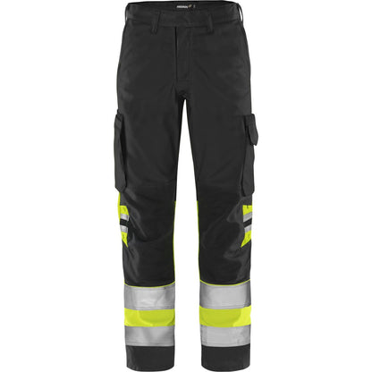 FRISTADS HIGH VIS GREEN HOSE, KL.1 2668 GPLU