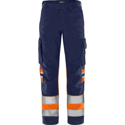 FRISTADS HIGH VIS GREEN HOSE, KL.1 2668 GPLU