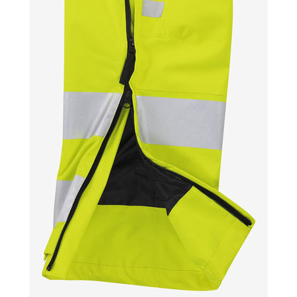 FRISTADS HIGH VIS GREEN STRECH-FUNKTIONSHOSE, KL.2 2680 GLPS