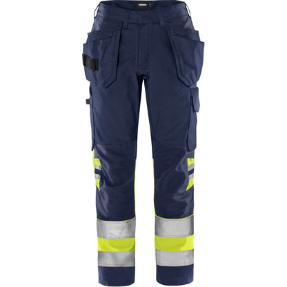 FRISTADS HIGH VIS HANDWERKERHOSE DAMEN, KL.1 2670 GPLU