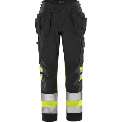 FRISTADS HIGH VIS HANDWERKERHOSE DAMEN, KL.1 2670 GPLU