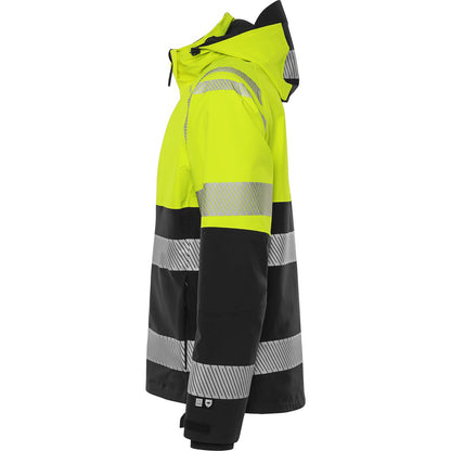FRISTADS HIGH VIS GREEN STRETCH-FUNKTIONSJACKE KL.1 4690 GLS