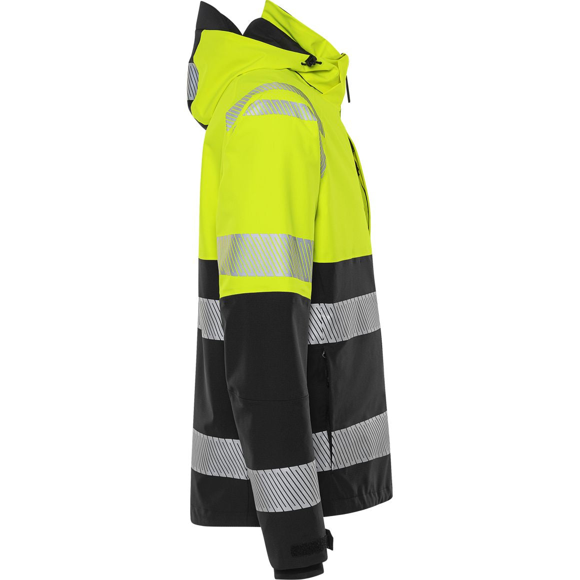 FRISTADS HIGH VIS GREEN STRETCH-FUNKTIONSJACKE KL.1 4690 GLS