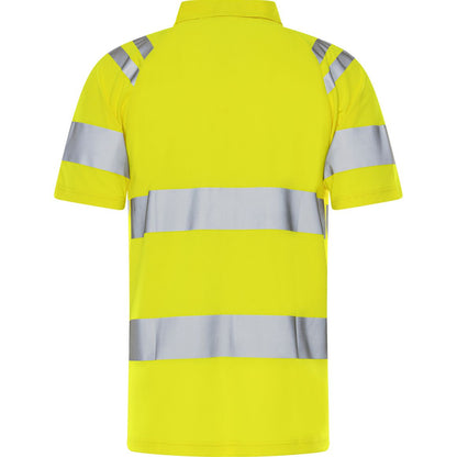 FRISTADS HIGH VIS GREEN FUNKTIONS-POLOSHIRT KL. 3 7861 GPST