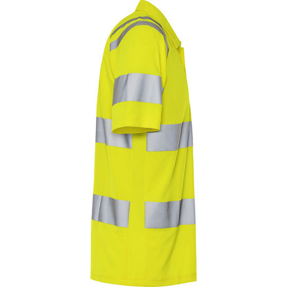 FRISTADS HIGH VIS GREEN FUNKTIONS-POLOSHIRT KL. 3 7861 GPST