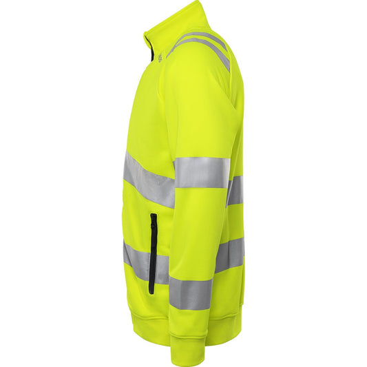 FRISTADS HIGH VIS GREEN SWEATJACKE KL.3 7863 GPSW