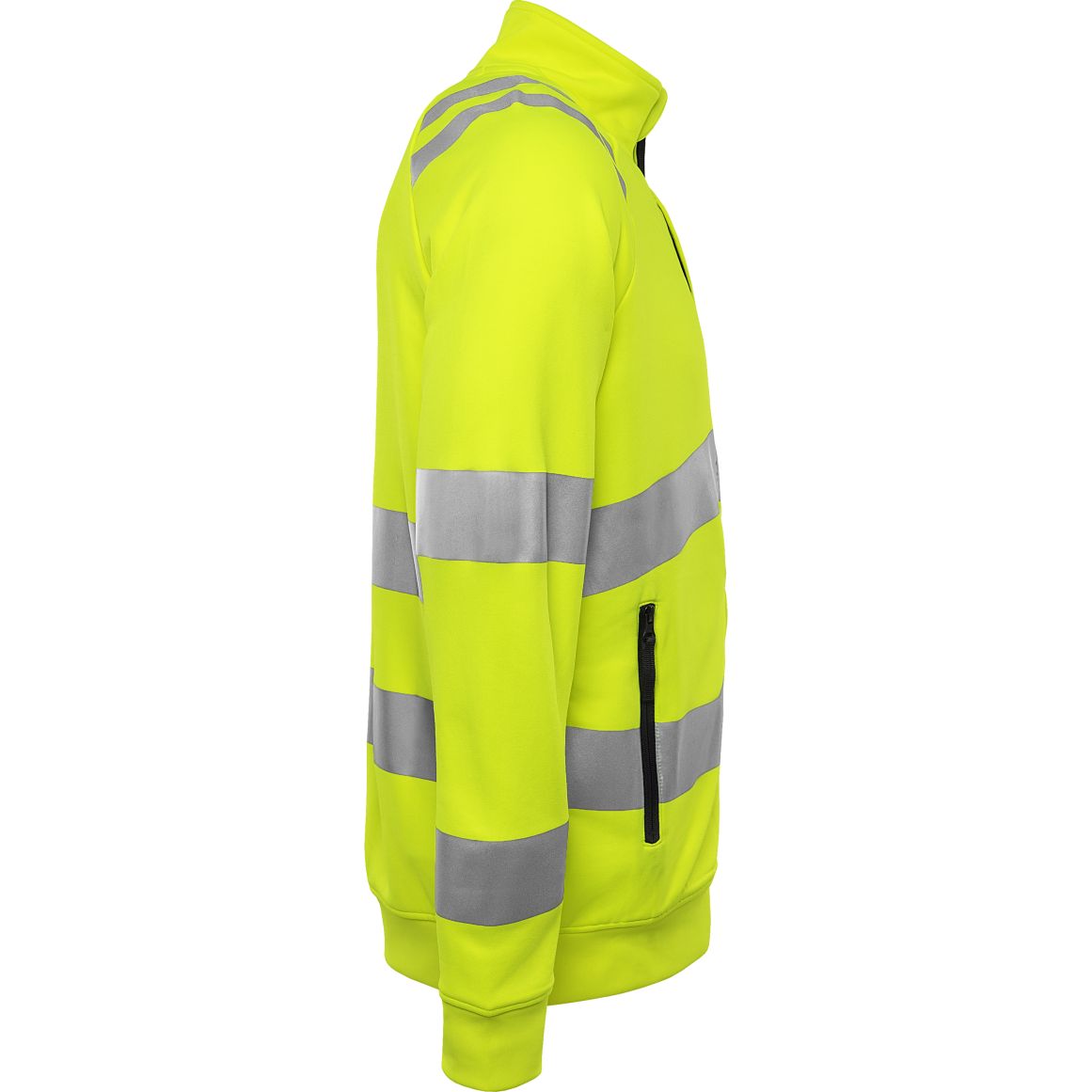 FRISTADS HIGH VIS GREEN SWEATJACKE KL.3 7863 GPSW