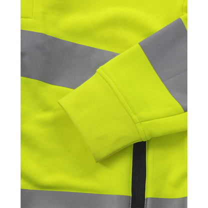 FRISTADS HIGH VIS GREEN SWEATJACKE KL.3 7863 GPSW