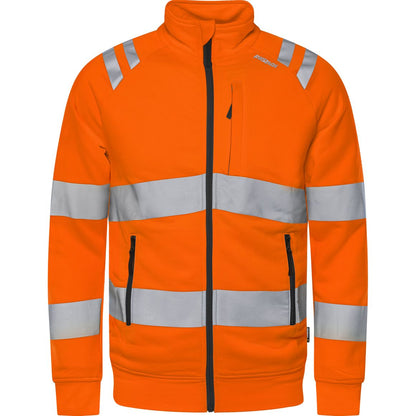 FRISTADS HIGH VIS GREEN SWEATJACKE KL.3 7863 GPSW