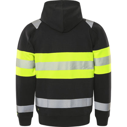 FRISTADS HIGH VIS STRETCH-KAPUZENSWEATSHIRT KL.1 7532 GKC