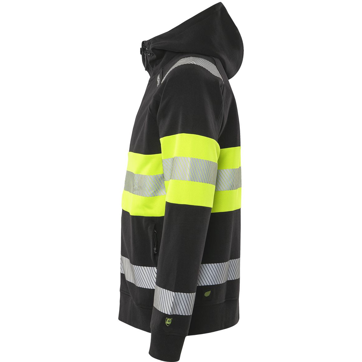 FRISTADS HIGH VIS STRETCH-KAPUZENSWEATSHIRT KL.1 7532 GKC